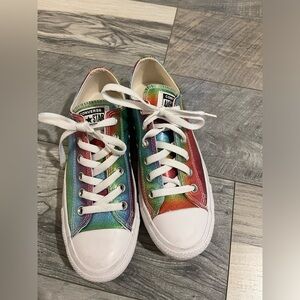 CONVERSE CHUCK TAYLOR ALL STAR UNICORN GLITTER LOW TOP WOMENS SIZE 7